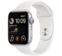 Apple Watch SE 2 GPS 44mm Sport Band, silver/white | MNK23EL/A  | 194253158547 | 242981