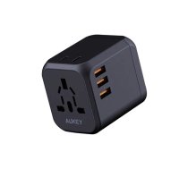 Aukey PA-TA04 lādētājs universāls ceļojumu lādētājs 30W PD EU/US/UK/AUS | PA-TA04  | 608119199044 | LADAUKSIC0048