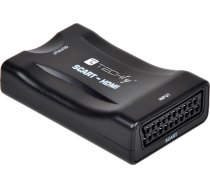 AV Techly Scart — HDMI adapteris melns (IDATA SCART-HDMI3) | IDATA SCART-HDMI3  | 8059018361926