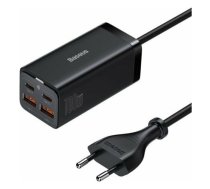 Baseus lādētājs Baseus GaN3 Pro tīkla lādētājs 2xUSB-C + 2xUSB, 100W (melns) | CCGP000101  | 6953156209053