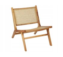 Beliani Koka krēsls ar rotangpalmas pinumu, gaišs koks MIDDLETOWN Lumarko! | 368809 Bel  | 4255664811950
