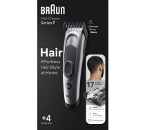 Braun HairClipper Series 7 HC7390 matu griešanas mašīna, sudraba | 100017174  | 4210201448792 | HC7390