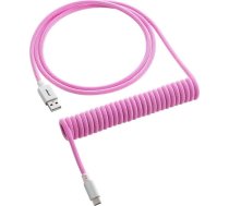 CableMod USB-C — USB-A USB vads 1,5 m rozā un baltā krāsā (CM-CKCA-CW-IW150IW-R) | CM-CKCA-CW-IW150IW-R  | 0712198995814