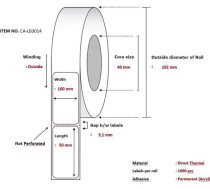 Capture Label 100x50, Core 40, | CA-LB3014  | 5706998986016