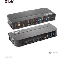 Club 3D Club3D skaņa — slēdzis, DP/HDMI KVM slēdzis — Dual DP 4K 60Hz | CSV-7210  | 8719214472238