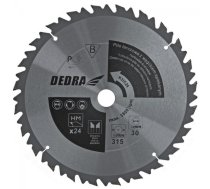 Dedra Ripzāģis 350x30mm 24 zobi. ar HM ieliktņiem un padeves ierobežotāju - HL35024 | HL35024  | 5902628816535