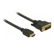 Delock HDMI — DVI-D kabelis 5 m melns (85656) | 85656  | 4043619856565