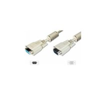 Digitus D-Sub (VGA) — D-Sub (VGA) kabelis, 10 m pelēks (AK-310203-100-E) | AK-310203-100-E