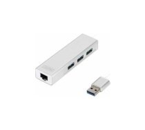 Digitus USB HUB 1 x RJ-45 + 3 x USB-A 3.0 (DA-70250-1) | DA-70250-1  | 4016032423836