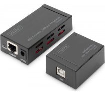 Digitus USB HUB 1 x RJ-45 + 4 x USB-A 2.0 (DA-70143) | DA-70143  | 4016032480563
