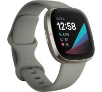 Fitbit Sense, sage grey/silver stainless steel | FB512SRSG  | 0811138036942