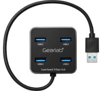Gearlab USB HUB 4 portu USB 3.2 centrmezgls ar USB A | 4 Port USB 3.2 Hub with USB-A  | 5704174634829