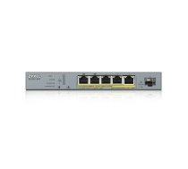 Zyxel GS1350-6HP CCTV PoE LR Switch 60W 802.3BT | NUZYXSS5P000006  | 4718937604487 | GS1350-6HP-EU0101F