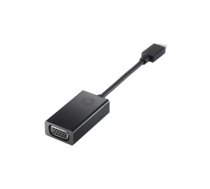 HP USB-C — VGA USB adapteris, melns (N9K76AA) | N9K76AA  | 0889894098092