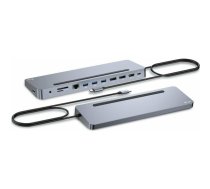 I-TEC Flat V2 USB-C/Thunderbolt 3 stacija/replikators (C31FLAT2PDPRO) | AYITCS000000073  | 8595611706530 | C31FLAT2PDPRO