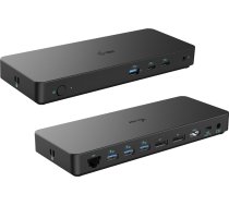 I-TEC stacija/replicators USB-C trīskāršā displeja dokstacijas Gen 2 Pro + strāvas padeve 100 W | AYITCS000000078  | 8595611706592 | C31TRIPLEDOCKPDPRO2