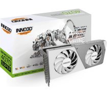 Inno3D Inno3D GeForce RTX 4070 SUPER Twin X2 OC White 12GB GDDR6XDLSS 3 grafiskā karte | N407S2-126XX-186162W  | 4895223103906 | VGAIN3NVD0099