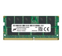 Izšķirošā mikronu atmiņa - DDR4 - modulis - 8 GB - SO DIMM 260-PIN - 3200 MHz / PC4-25600 - CL22 - ECC | MTA9ASF1G72HZ-3G2R1R  | 649528920706