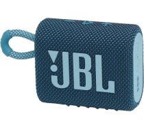 JBL GO 3, zila - Portatīvais bezvadu skaļrunis | JBLGO3BLU  | 6925281975622