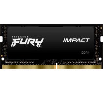 Kingston Fury Impact klēpjdatora atmiņa, SODIMM, DDR4, 16 GB, 2666 MHz, CL15 (KF426S15IB1/16) | KF426S15IB1/16  | 0740617318579