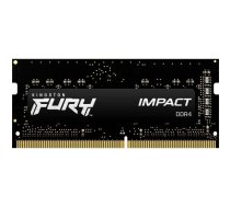 Kingston Fury Impact klēpjdatora atmiņa, SODIMM, DDR4, 8 GB, 3200 MHz, CL20 (KF432S20IB/8) | KF432S20IB/8  | 740617318449 | PAMKINSOO0204