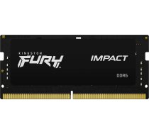 Kingston Fury Impact klēpjdatora atmiņa, SODIMM, DDR5, 8 GB, 4800 MHz, CL38 (KF548S38IB-8) | 1826064  | 0740617326178 | KF548S38IB-8