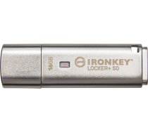 Kingston IronKey Locker+ 50 pendrive, 16 GB (IKLP50/16 GB) | IKLP50/16GB  | 740617329308