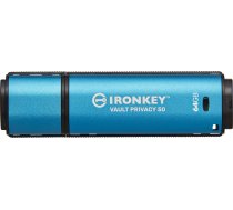 Kingston IronKey Vault Privacy 50 pendrive, 64 GB (IKVP50/64 GB) | IKVP50/64GB  | 740617329162