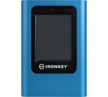 Kingston IronKey Vault Privacy 80 960 GB ārējais SSD disks, zils (IKVP80ES/960G) | IKVP80ES/960G  | 740617328431