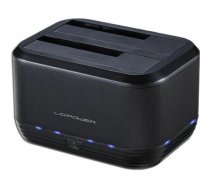 LC-Power 2,5 collu/3,5 collu SATA dokstacija — USB 3.2 Gen 1 (LC-DOCK-U3-III) | LC-DOCK-U3-III  | 4260070125270