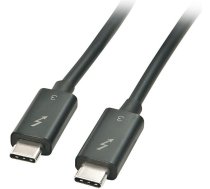 Lindy USB kabelis USB-C — USB-C 0,5 m, melns (41555) | 41555  | 4002888415552