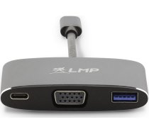 LMP USB-C stacija/replicators (LMP-USBC-VGA-MA-SG) | LMP-USBC-VGA-MA-SG  | 7640113431822