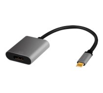LogiLink USB-C — DisplayPort USB adapteris pelēks (1_814041) | 1_814041  | 4052792062229
