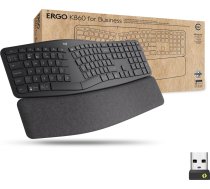 Logitech Ergo K860 bezvadu tastatūra, melna ASV (920-010352) | 920-010352  | 5099206097131