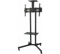 Maclean MC-661 Trolley TV Stand with Mounting Bracket and 2 Shelfs | MC-661  | 5902211100768