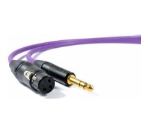 Melodika Jack 6.3mm - XLR kabelis 1.5m violets | 5907609005304  | 5907609005304