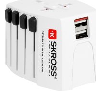 MicroConnect SKROSS World strāvas kabelis MUV USB adapteris | PETRAVEL33  | 5711783425359