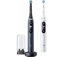 Oral-B Magnētiskā birste iO Series 8 Duo 2 gab White Alabaster / Black Onyx | 315636  | 4210201449577