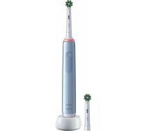 Oral-B Toothbrush Pro 3 3000 CrossAction Rotary Toothbrush Blue + galviņa | 1856322  | 8006540759752 | ro 3 3000 Cross Action bu