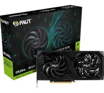 Palit GeForce RTX 4060 Ti Dual 8GB GDDR6 grafiskā karte (NE6406T019P1-1060D) | NE6406T019P1-1060D  | 4710562243925