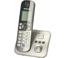 Panasonic KX-TG6821PDM fiksētais tālrunis Pelēks | TEPANSBKXTG6821  | 5025232742196 | KX-TG6821 Grey