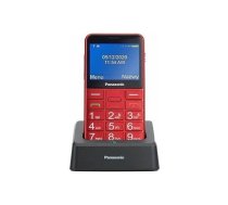 Panasonic KX-TU155 mobilais tālrunis ar divām SIM kartēm sarkans | KX-TU155EXRN  | 5025232915330 | 201403