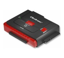 Qoltec USB — IDE + SATA III USB adapteris, melns (50645) | 50645  | 5901878506456