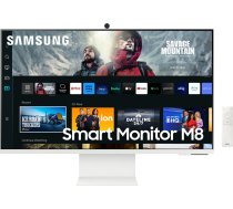 Samsung Smart M80C baltais monitors (LS32CM801UUXDU) | UPSAM032XSCM801  | 8806094964493 | LS32CM801UUXDU