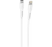 SBS Mobile USB-C — zibens kabelis, 3 m balts (TECABLELIGTC3W) | TECABLELIGTC3W  | 8018417264528