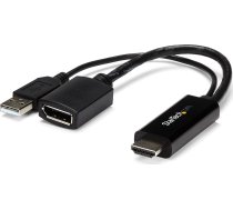 StarTech HDMI AV adapteris — DisplayPort + USB-A melns (HD2DP) | HD2DP