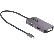 StarTech USB-C stacija/replicators (118-USBC-HDMI-VGADVI) | 118-USBC-HDMI-VGADVI  | 0065030895583