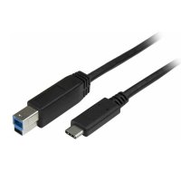 StarTech USB-C — USB-B USB kabelis 2 m melns (USB315CB2M) | USB315CB2M  | 0065030871259