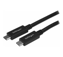 StarTech USB-C — USB-C USB kabelis 0,5 m melns (USB31CC50CM) | USB31CC50CM  | 0065030865654