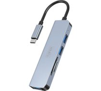 T-Phox HUB stacija/replikators T-PHOX TPH2041 5IN1 USB-C/HDMI USB3.0x1+USB2.0x1+HDMI 4K | 6974670441101  | 6974670441101